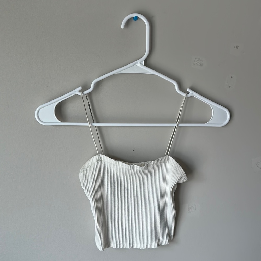 H&M Crop Top Spaghetti Strap Tank Top